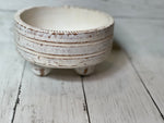 Clawfoot Clay Bowl Candle