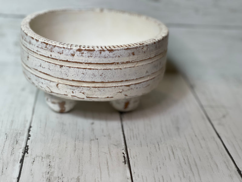 Clawfoot Clay Bowl Candle