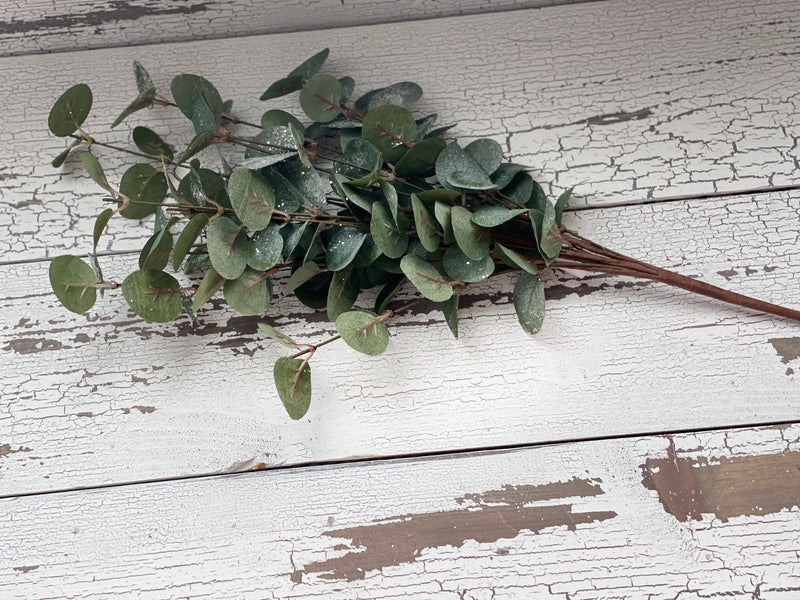 Glittered Eucalyptus Stem