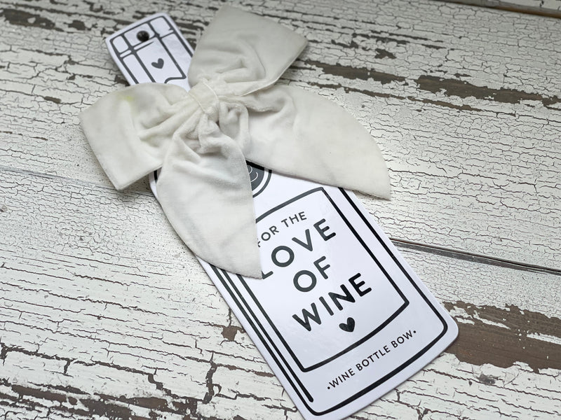Velvet Bottle Bow