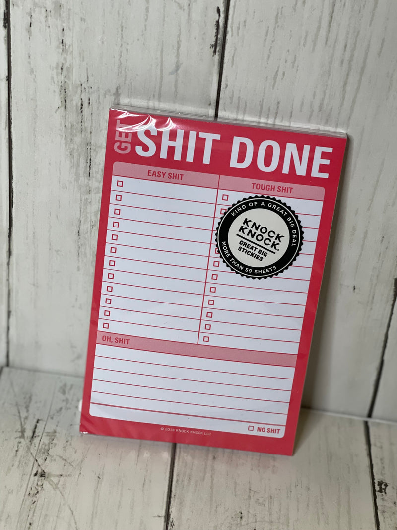Get Shit Done Notepad
