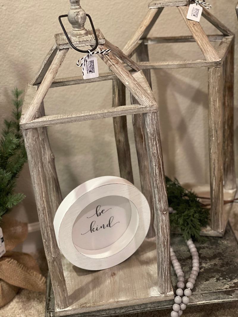 Wooden Lantern